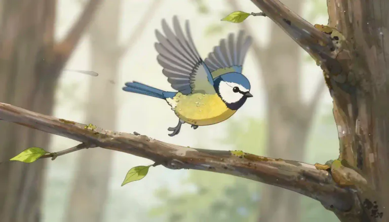 Visual representation of "flit" - To move quickly and lightly from one place to another