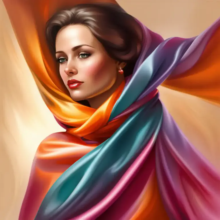 Visual representation of "silk" - Made of silk, or like silk in being soft, light, and very fine