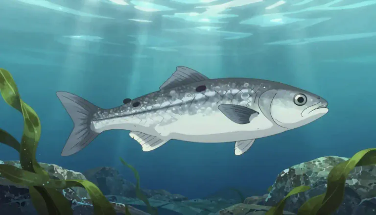 Visual representation of "haddock" - A type of fish that lives in the North Atlantic, often eaten as food.