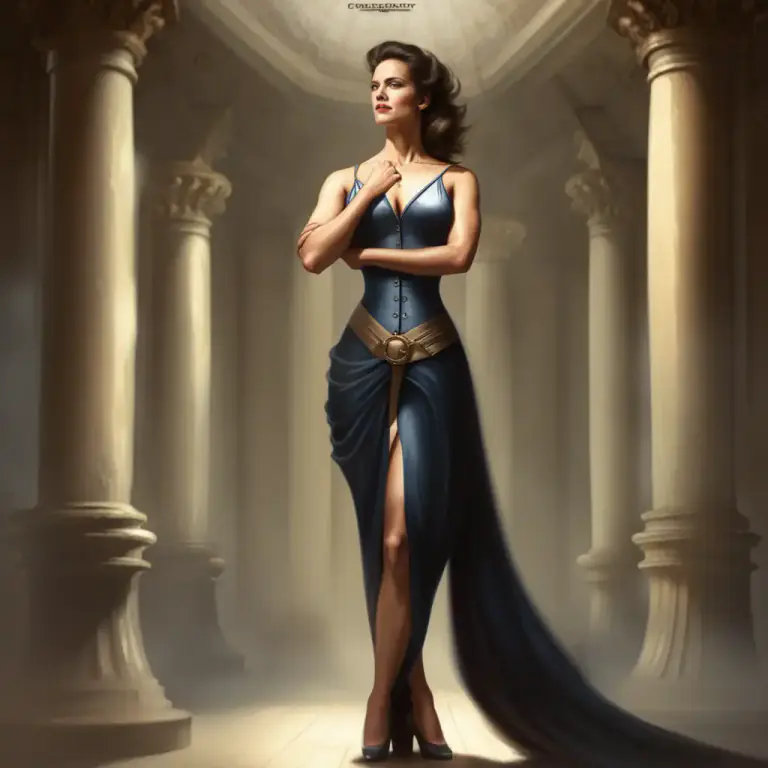 Visual representation of "imperial" - Proud and domineering