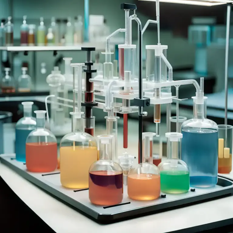 Visual representation of "fractional" - Related to the process of fractionation