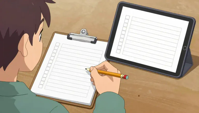 Visual representation of "questionnaire" - A sheet of paper or a digital form with a list of questions people need to answer, used to gather information.