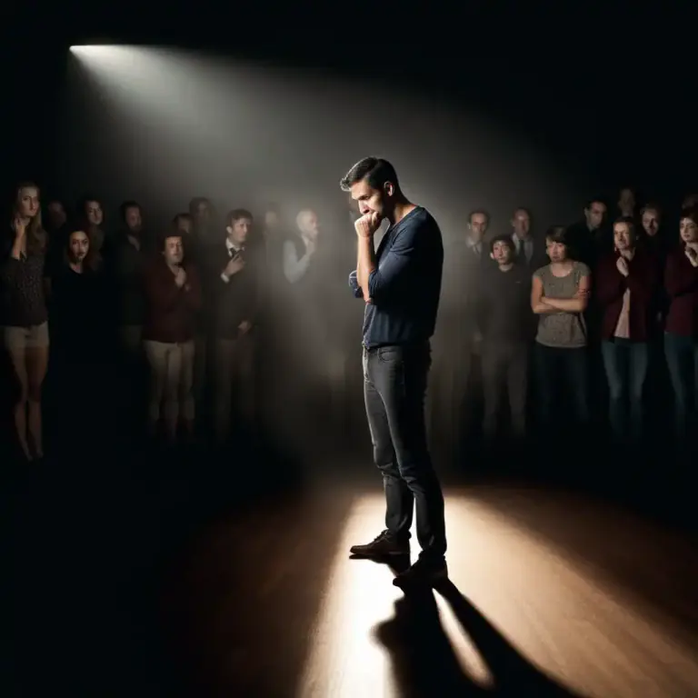Visual representation of "discredit" - Loss of reputation or respect.