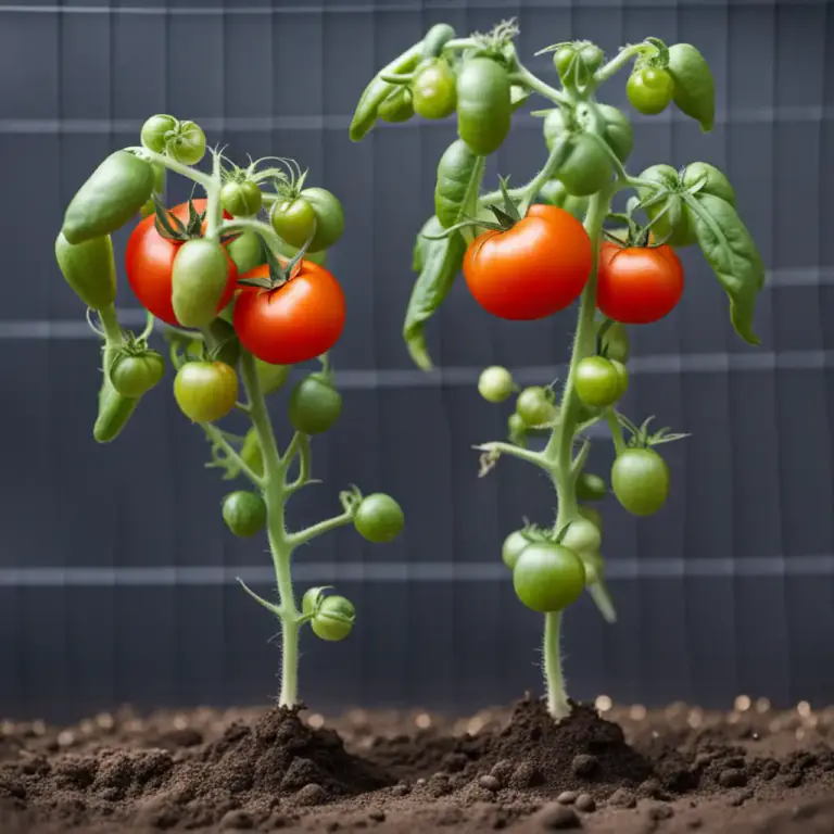 Visual representation of "determinate" - In botany, a determinate plant stops growing after it reaches a certain size