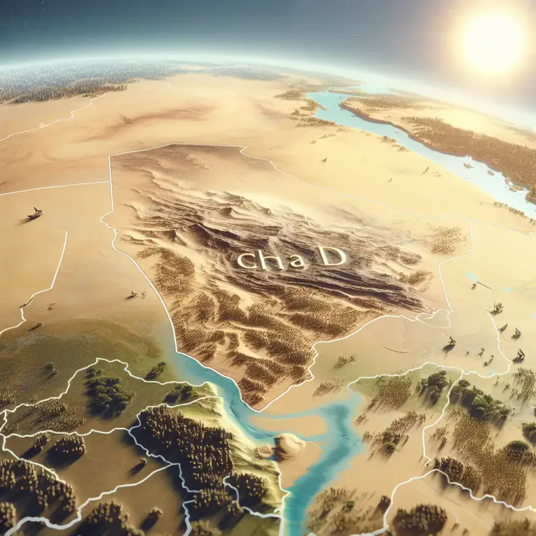 Visual representation of "chad" - A country in central Africa.
