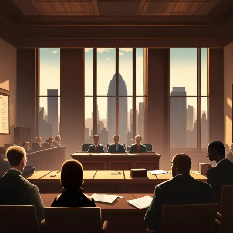 Visual representation of "venue" - The area or county in which a crime was committed or a case can be judged.