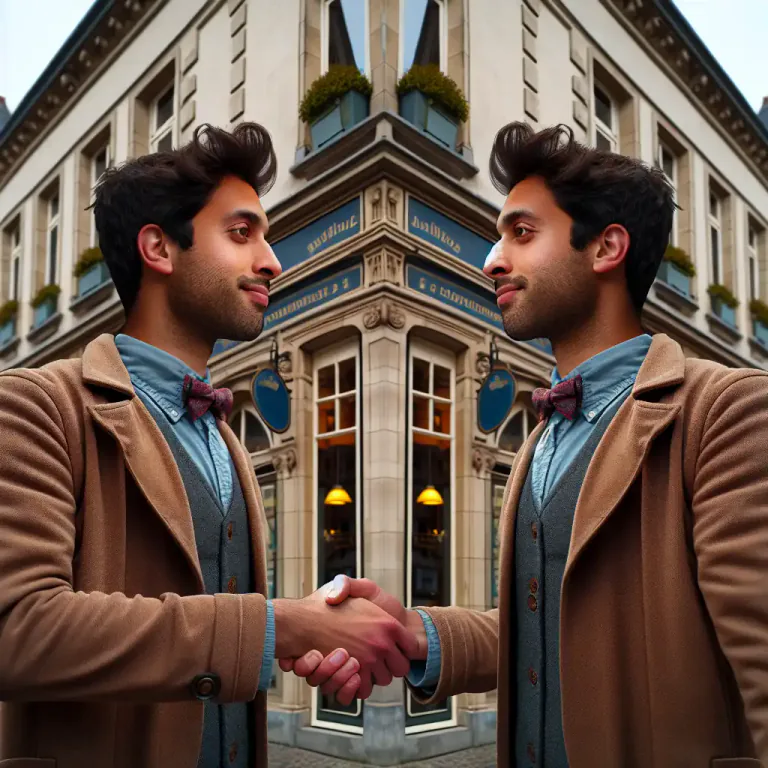 Visual representation of "selfsame" - Being the same person or thing