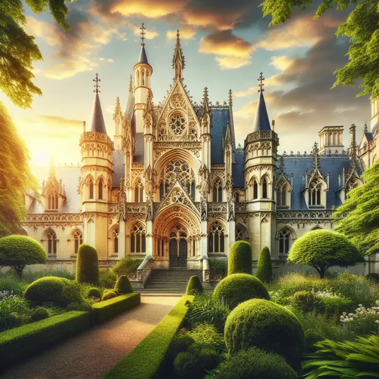 Visual representation of "venerable" - Used to refer to something that is old and respected, especially buildings or objects.