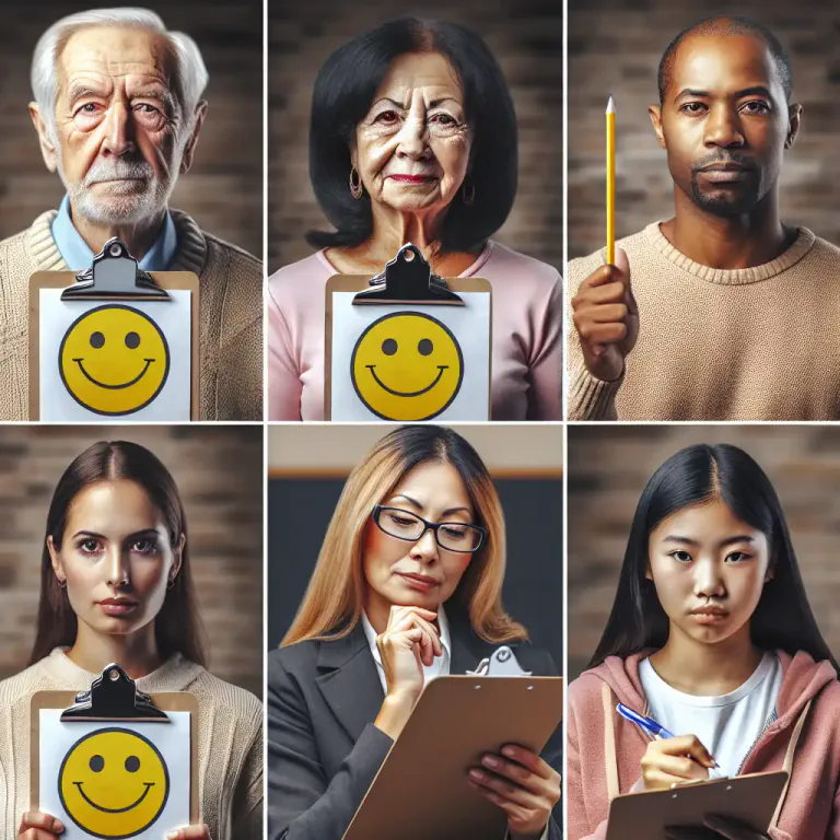 Visual representation of "attitudinal" - Used to describe surveys or research methods that study people's views or opinions.