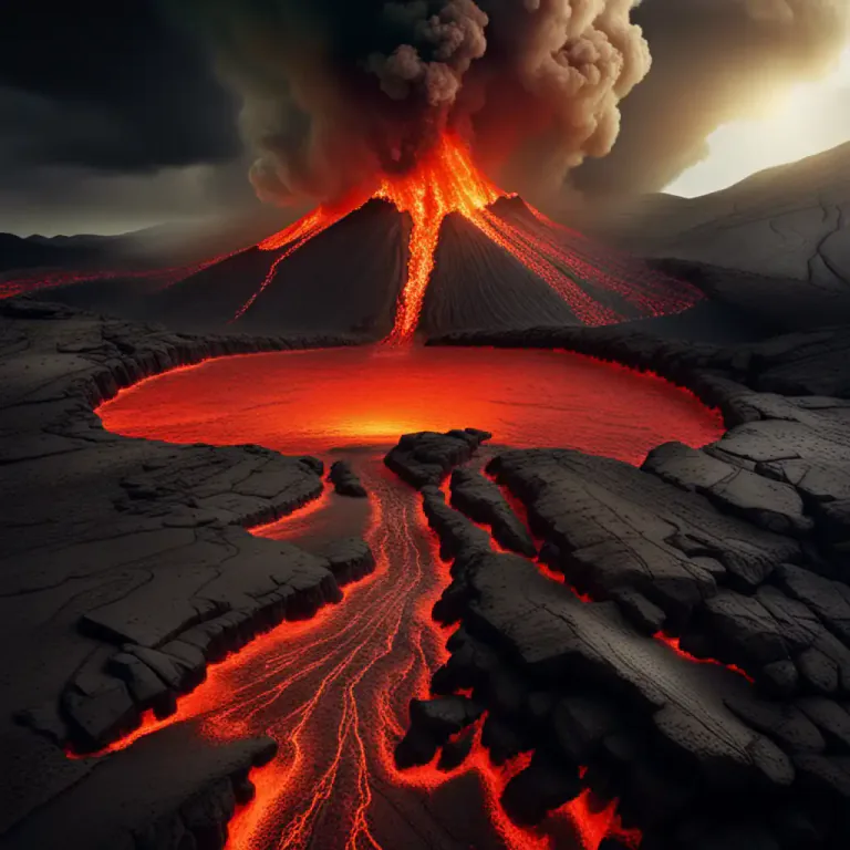 Visual representation of "upheaval" - An upward displacement of part of the earth's crust