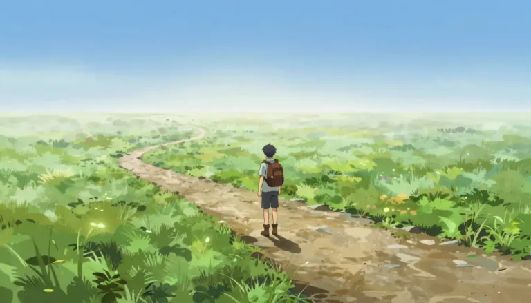 Visual representation of "end" - The point where something stops or finishes