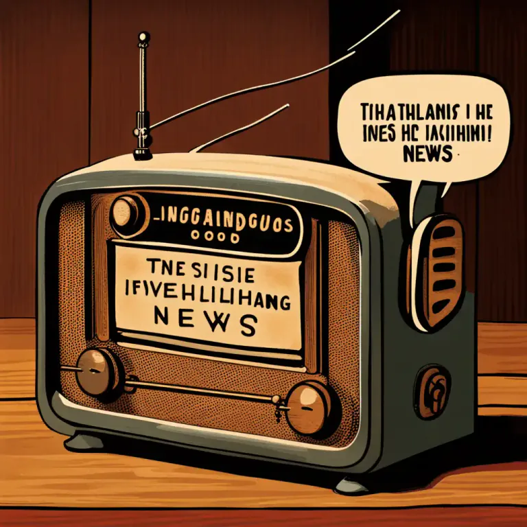 Visual representation of "broadcast" - a television or radio program