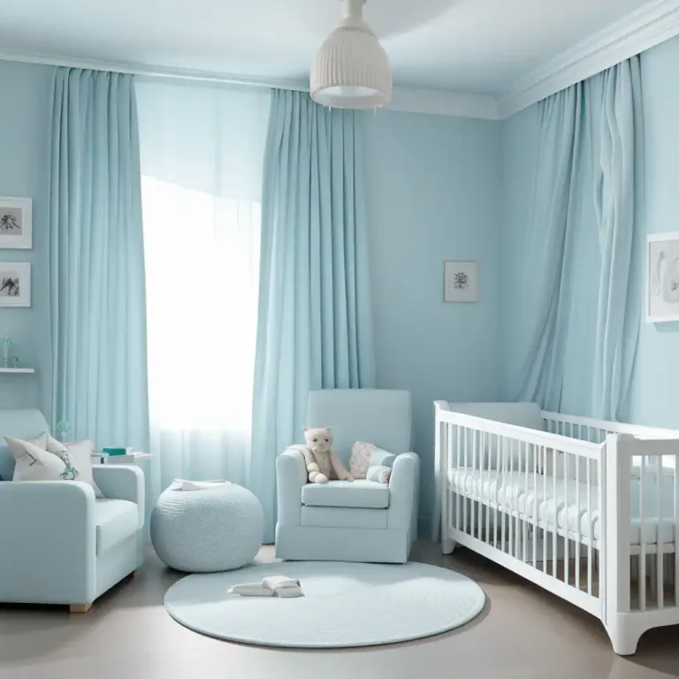 Visual representation of "powder blue" - A light shade of blue color, similar to baby blue.