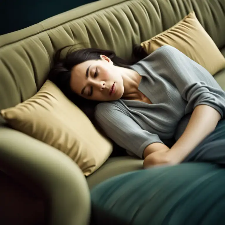 Visual representation of "drift off" - To gradually start to sleep