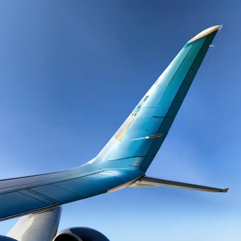 Visual representation of "flap" - A section on an aircraft's wing