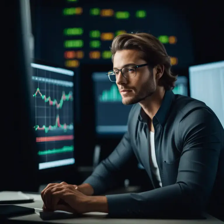 Visual representation of "investor" - An individual who buys shares in a company