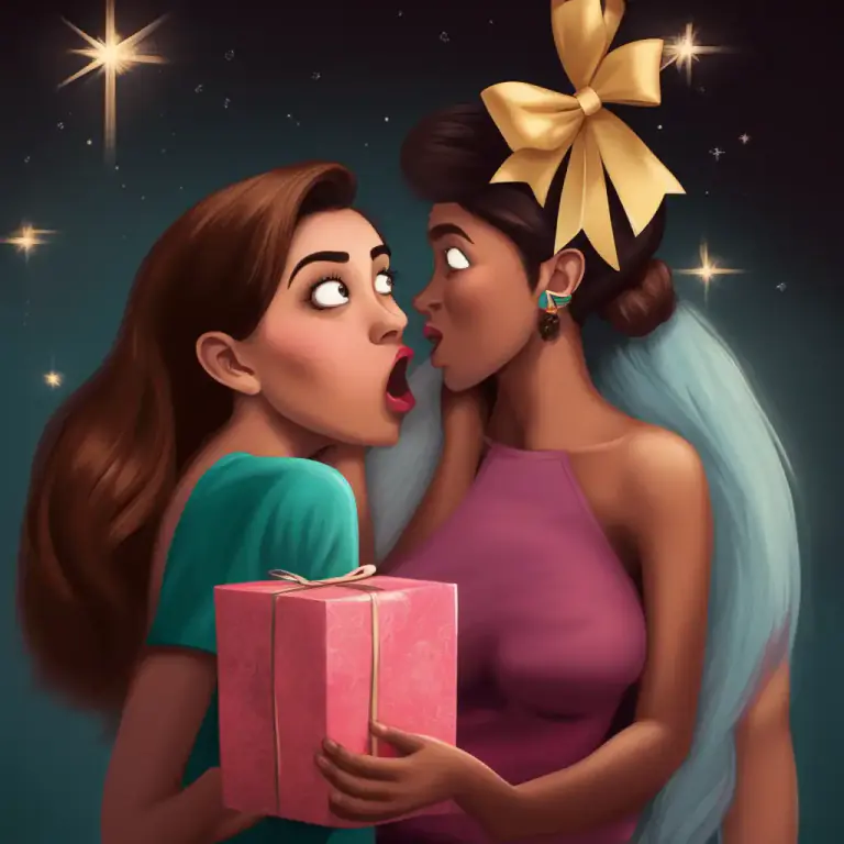 Visual representation of "give the game away" - To reveal a secret or spoil a surprise.