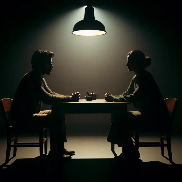 Visual representation of "deep" - Involving serious matters, or the most serious level.