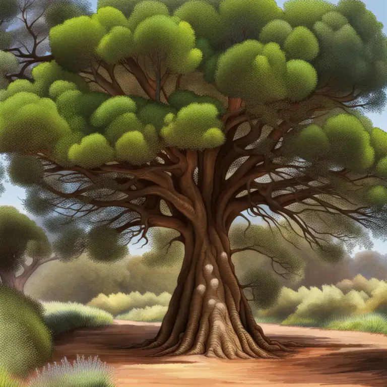 Visual representation of "assegai" - A tree found in South Africa, also known as the assegai tree or Zulu assegai, which was traditionally used to make the spear assegai. Its scientific name is Curtisia dentata.