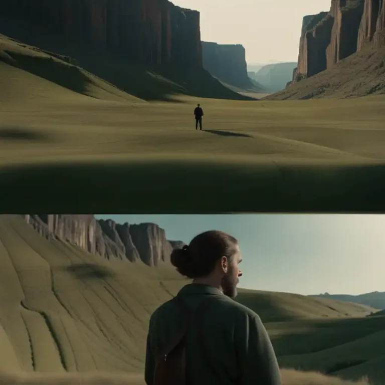 Visual representation of "cut away" - To shift or move quickly to a different camera angle in filmmaking.