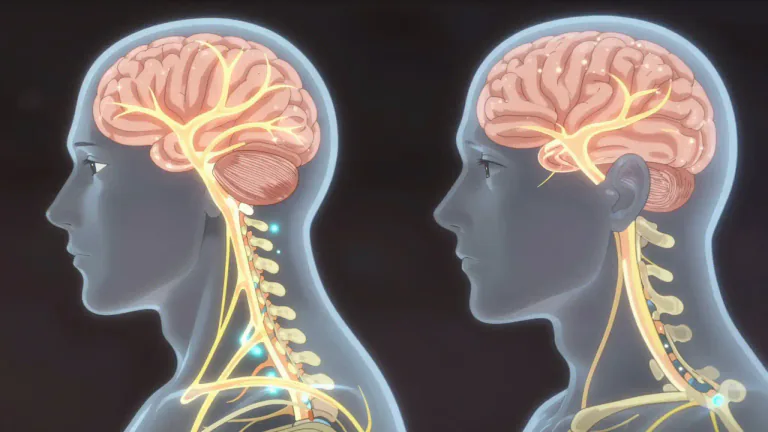 Visual representation of "neural" - Relating to nerves or the nervous system.