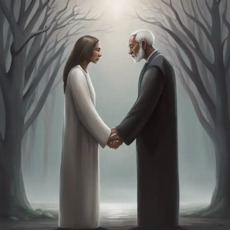 Visual representation of "overlook" - To forgive or ignore someone's mistake or bad behaviour