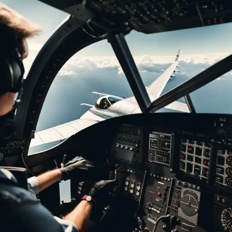 Visual representation of "throttle back" - To lessen the power or speed of an engine by controlling the fuel supply.