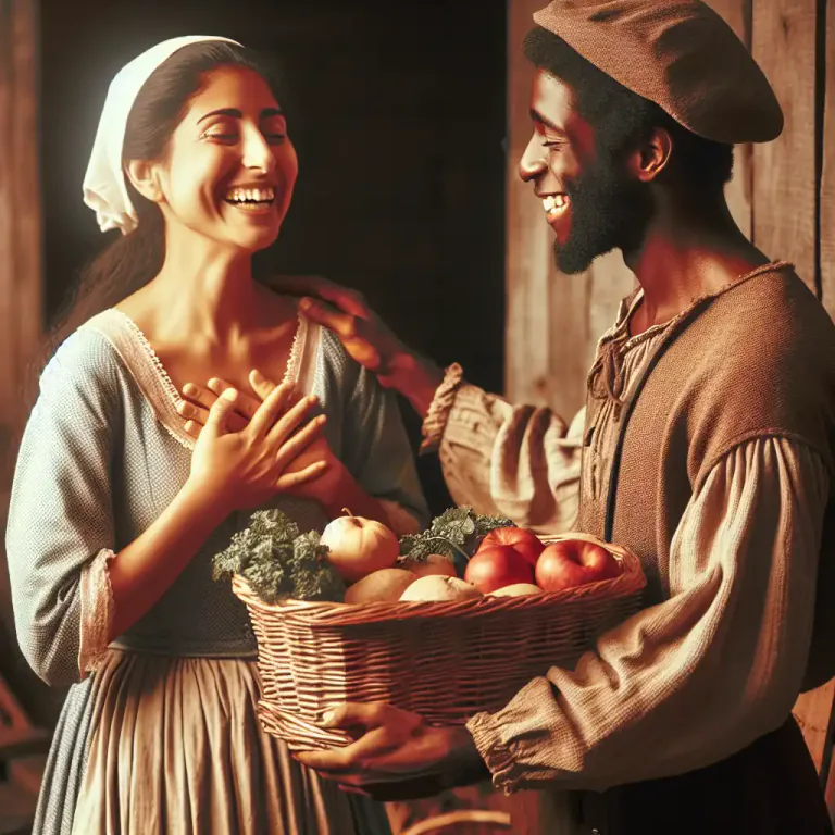 Visual representation of "bless" - to say or do something in order to show that you are grateful