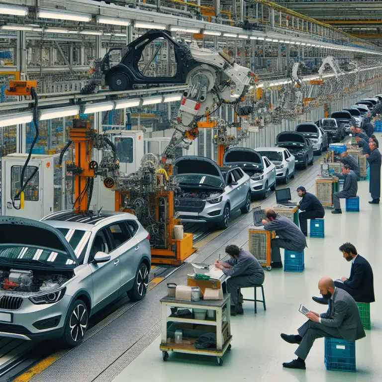 Visual representation of "automotive" - a business involved with cars and vehicles