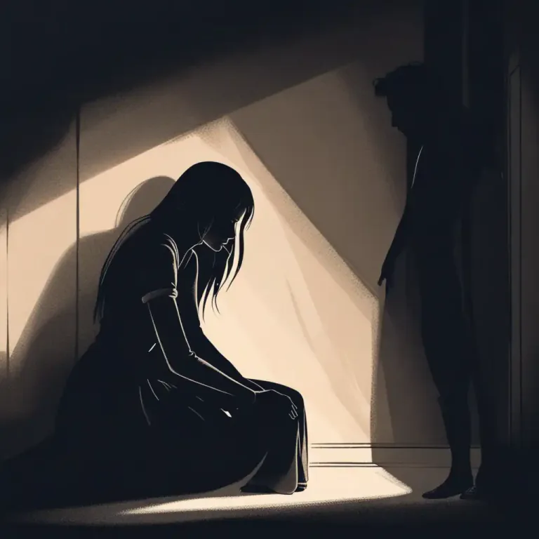Visual representation of "a guilty secret" - Something that a person feels bad or embarrassed about and does not want others to know.