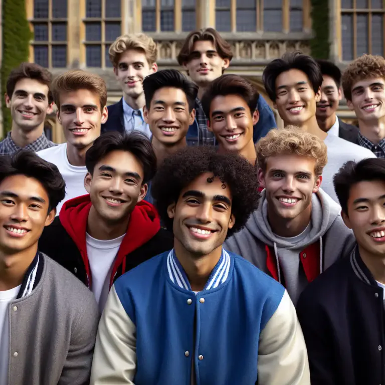 Visual representation of "fraternity" - A male students' society in a university or college