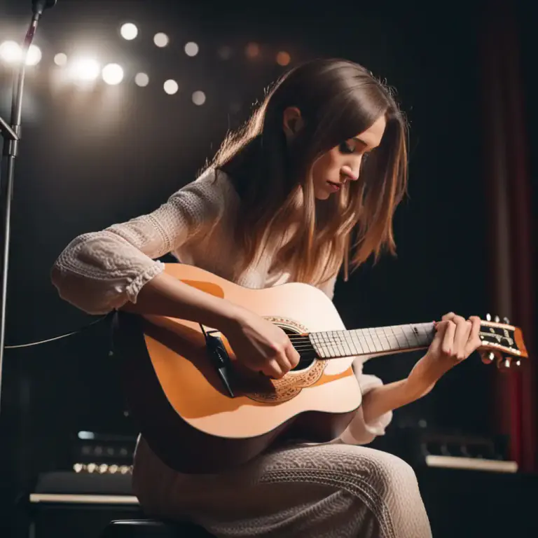 Visual representation of "string up" - To prepare a musical instrument, such as a guitar or violin, to be played