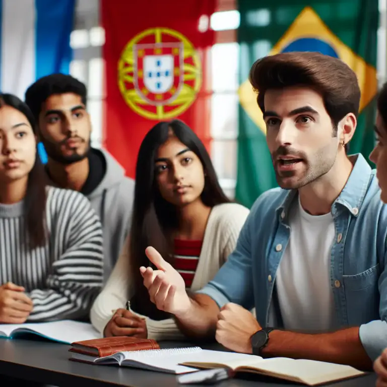 Visual representation of "portuguese" - The official language of Portugal, Brazil, and some other countries of the former Portuguese overseas empire