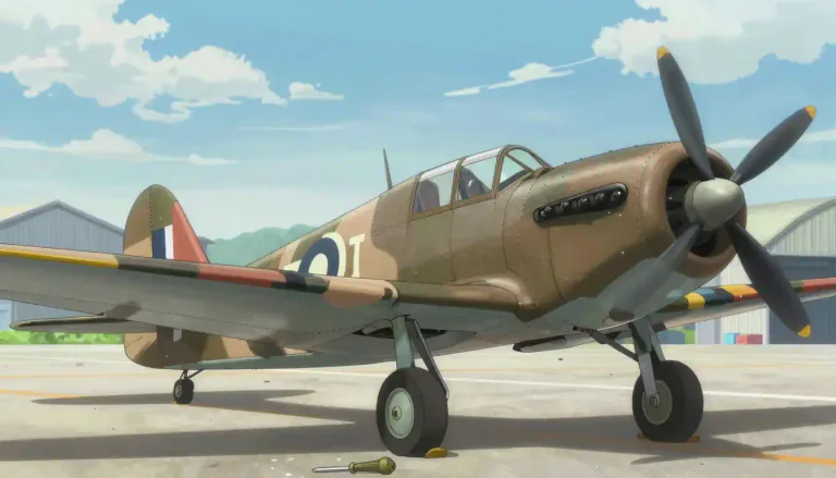 Visual representation of "warbird" - A military aircraft, particularly one that has historical significance or has been used in previous wars.