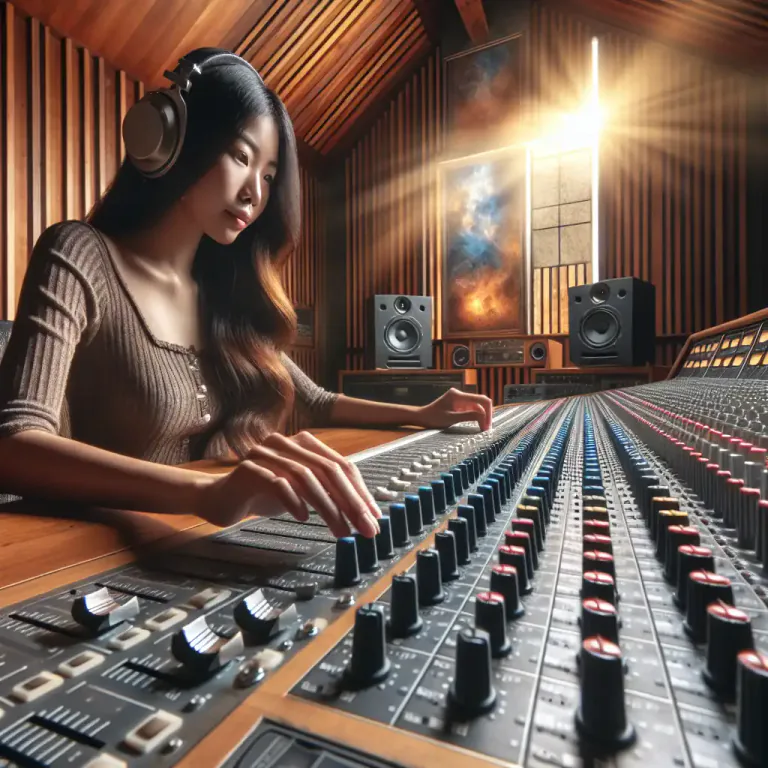 Visual representation of "equalizer" - A device in audio equipment used to adjust volume levels for different frequencies of sound