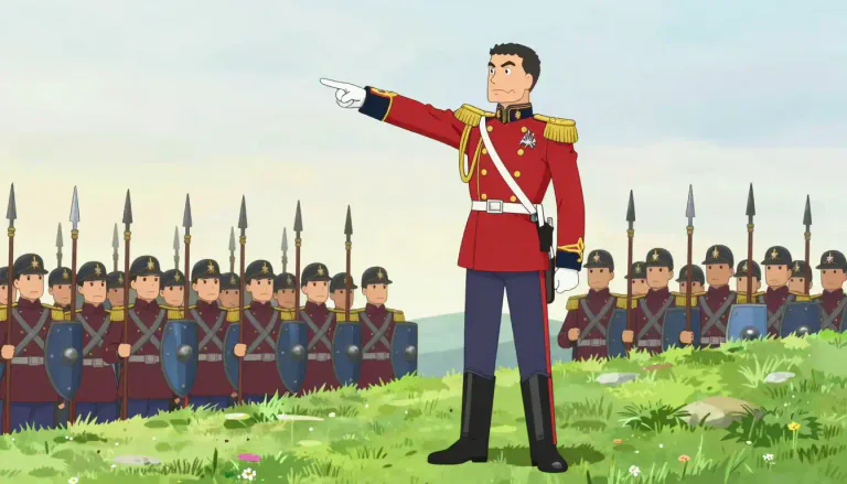 Visual representation of "brigadier" - A high-ranking military officer, often in charge of a large group of soldiers or a brigade.