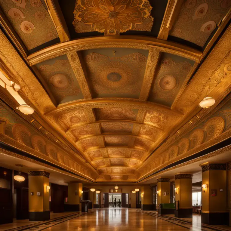 Visual representation of "coffer" - In architecture, a decorative sunken panel in a ceiling or vault.
