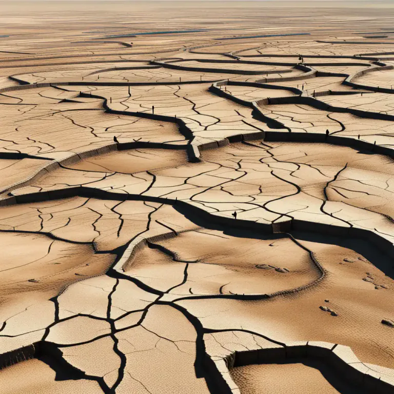 Visual representation of "waste" - Uninhabited or uncultivated land