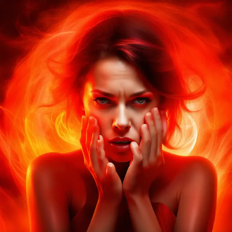 Visual representation of "lose it" - To lose control of emotions