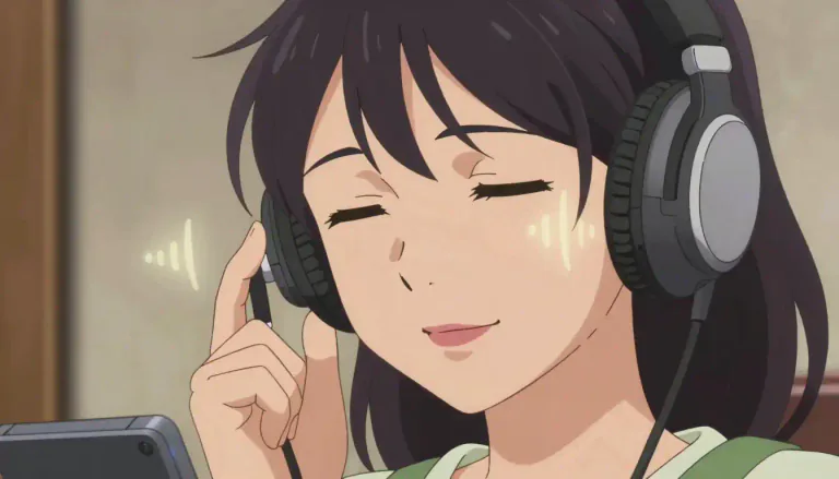 Visual representation of "headphones" - A device that you put over your ears to listen to music or other sounds without disturbing others
