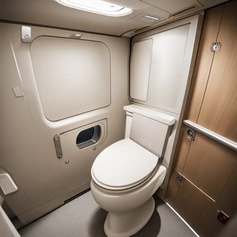 Visual representation of "pot" - A toilet in a boat or aircraft.