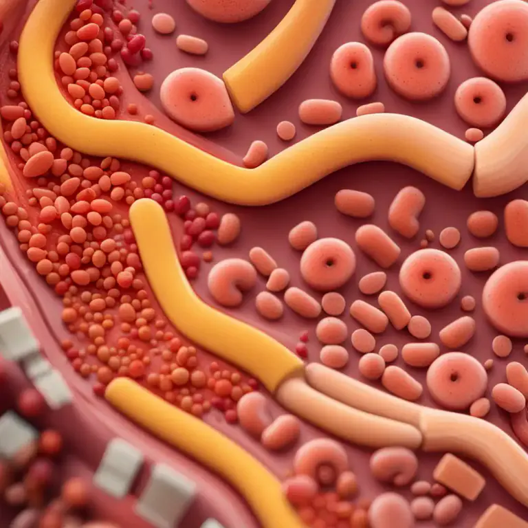 Visual representation of "break down" - To change a complex substance into simpler substances