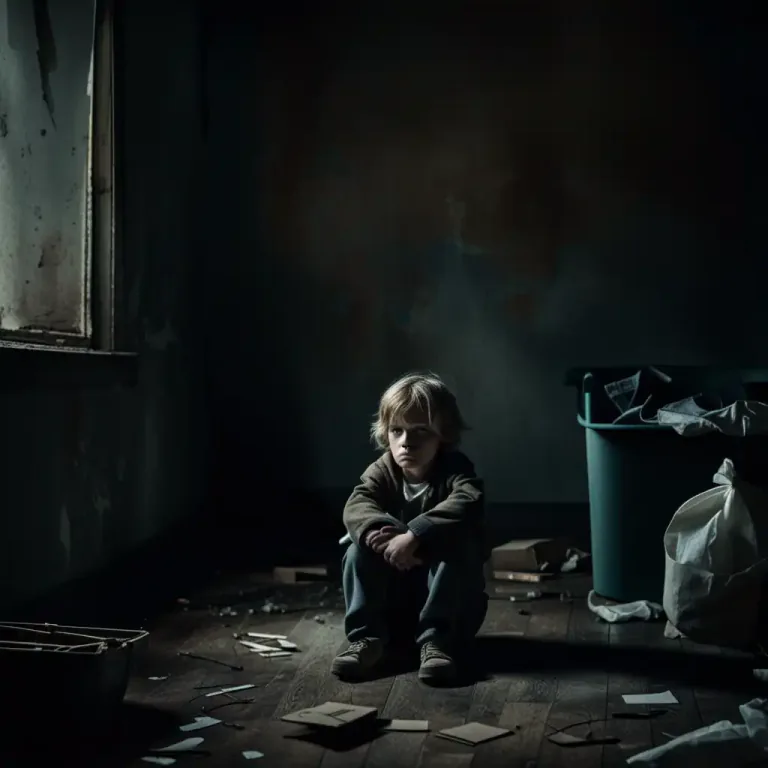 Visual representation of "neglect" - A situation where someone suffers harm or lack due to lack of care