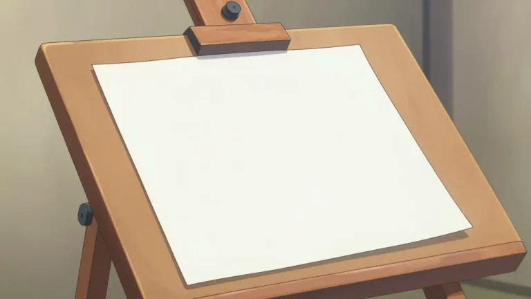 Visual representation of "harp" - A tool for holding paper on a drawing board
