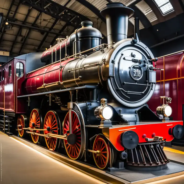 Visual representation of "steamer" - A train that runs on steam power