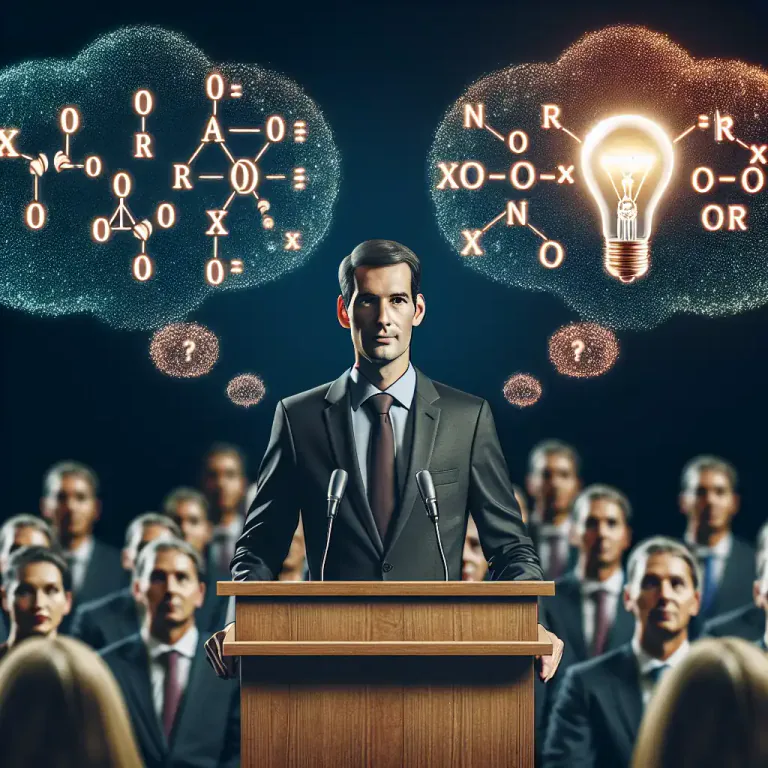 Visual representation of "syllogism" - A formal argument in logic that is formed by two statements and a conclusion which must be true if the two statements are true.