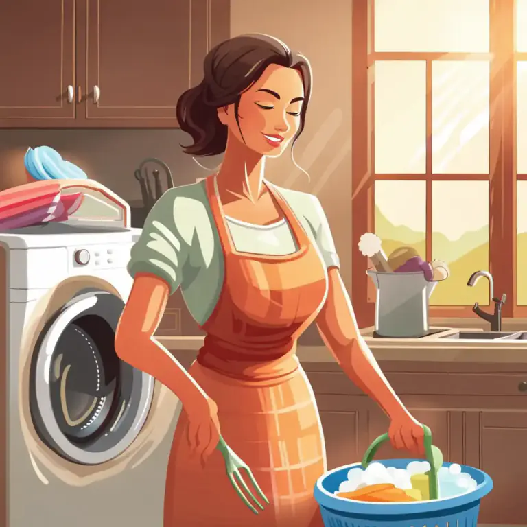Visual representation of "wifely" - Relating to or characteristic of a wife.