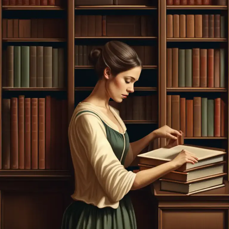 Visual representation of "shelve" - To place or arrange (something) on a shelf