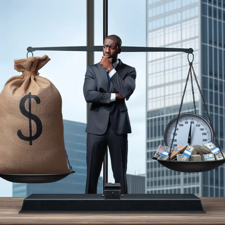 Visual representation of "liability" - The amount of money that a company or person owes to others