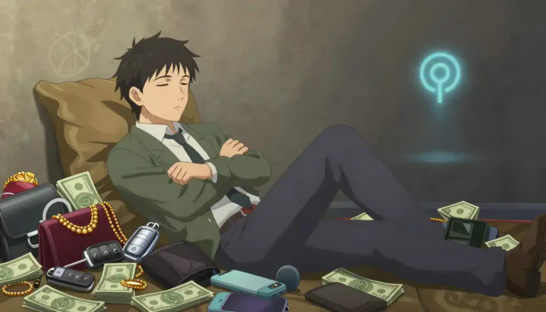 Visual representation of "materialist" - A person who believes material possessions and physical comfort are more important than spiritual values